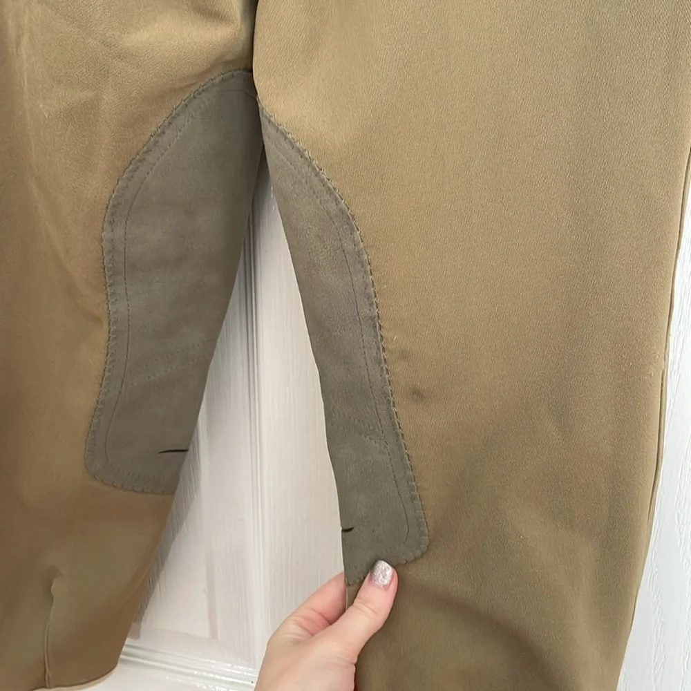 TuffRider Side Zip Breeches Beige Tan Ladies Size 30 - Picture 5 of 5